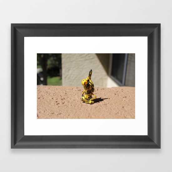 the protector....000111 Framed Art Print