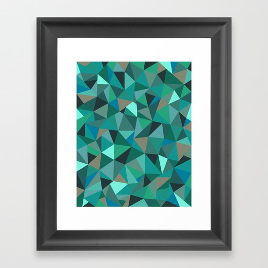 Frost Forest Framed Art Print