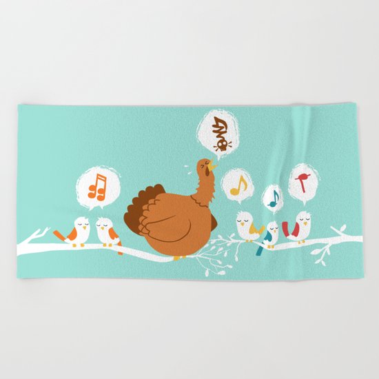 Its a sing along Beach Towel