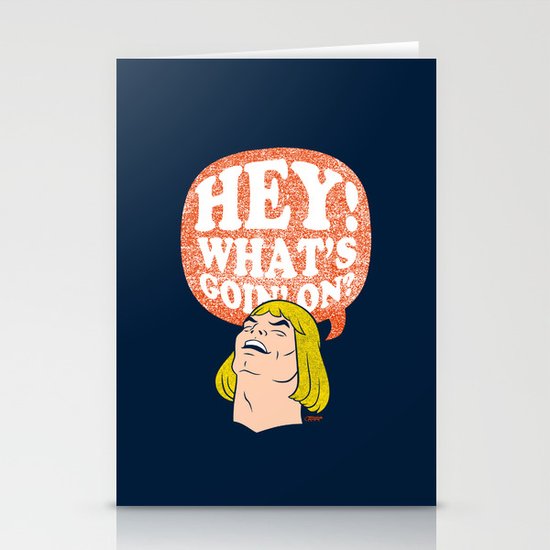 Hey-Man Stationery Cards
