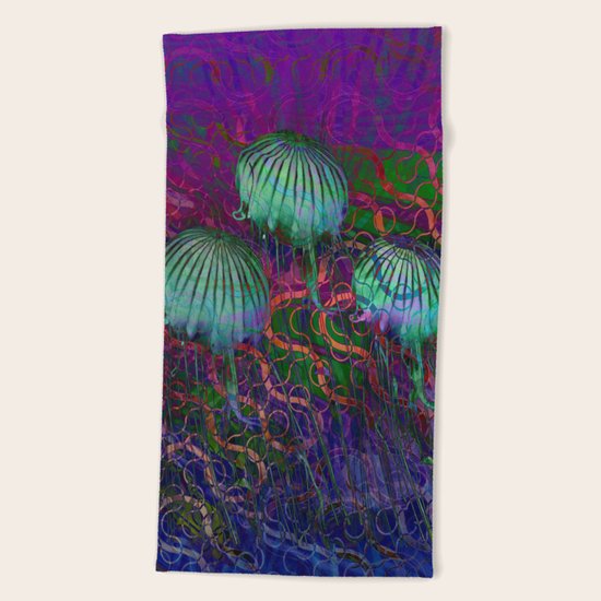 Jellyfish Beach Towel