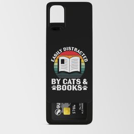 Easily Distracted By Cats & Books Android Card Case
