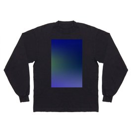 14  Blue Gradient Background 220715 Minimalist Art Valourine Digital Design Long Sleeve T-shirt