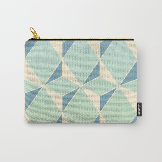 Triangles amd Squares X Carry-All Pouch