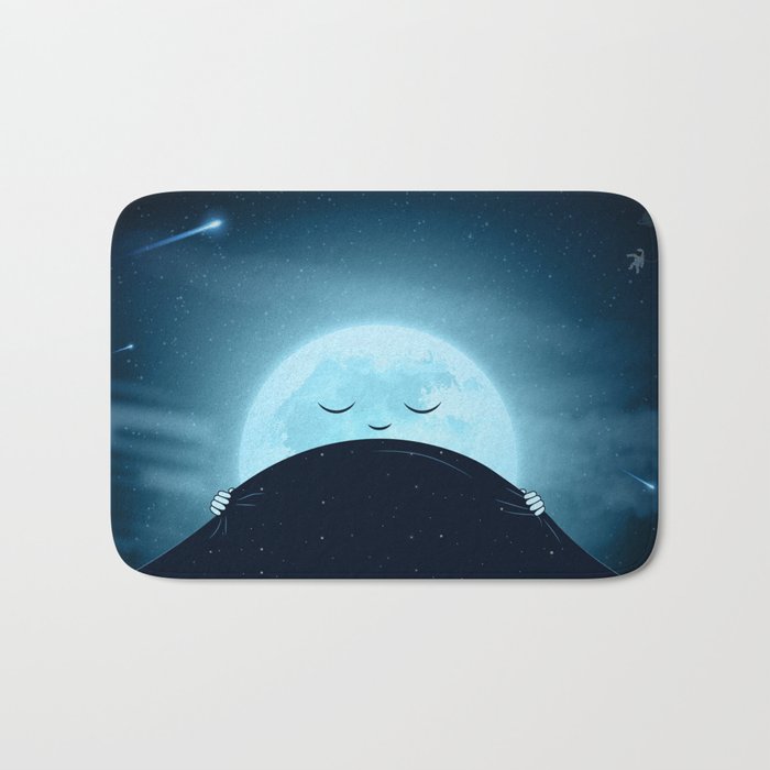 Good Night Sky Bath Mat By Camilaescat Society6
