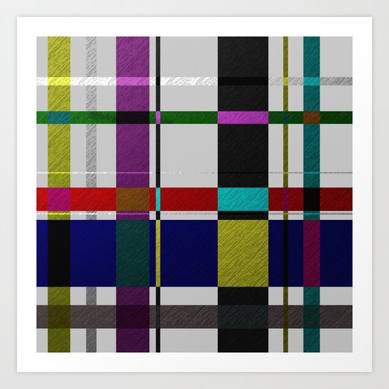 Streets Of Foil Art Print