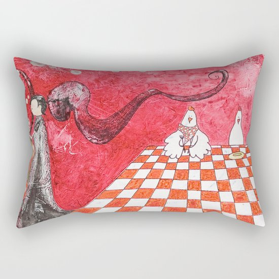 The Tale's Hens Rectangular Pillow