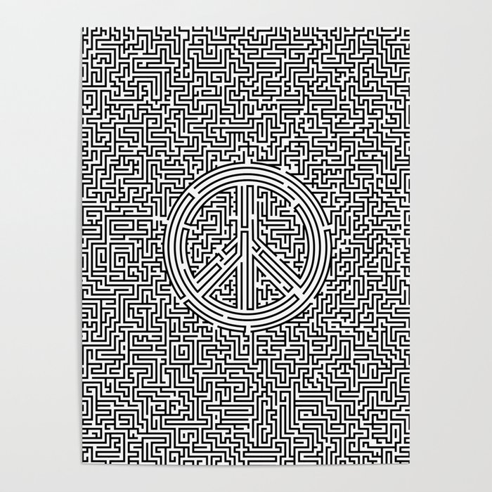 Ultimate peace maze Poster