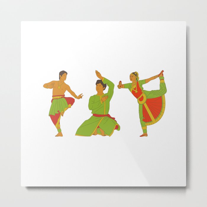 Indian Classical Dance Metal Print