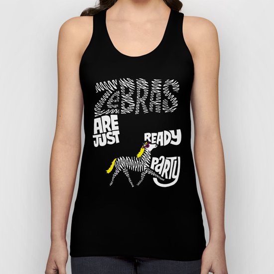 Party Horses Unisex Tank Top