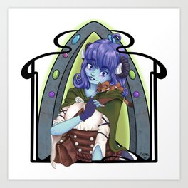 Jester and Sprinkle  Art Print