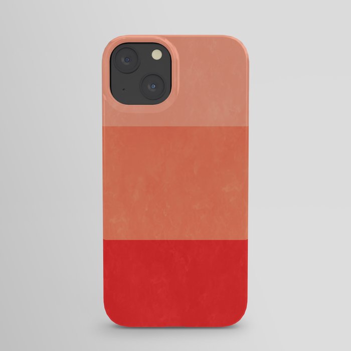Red Grunge Stripes iPhone Case