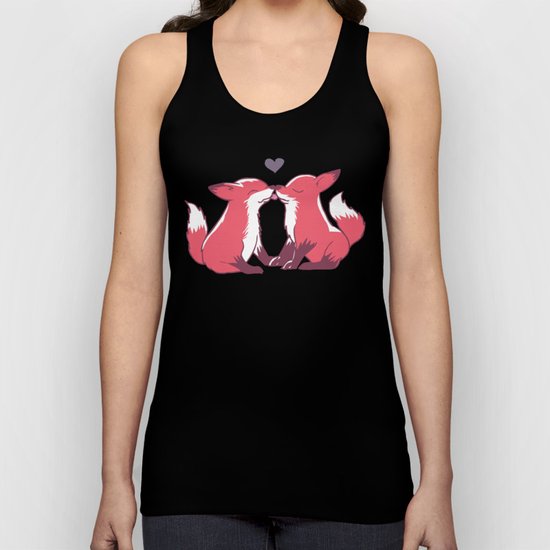 Fox Kisses Unisex Tank Top