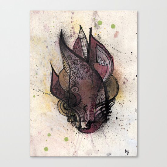 Razor cloud Canvas Print