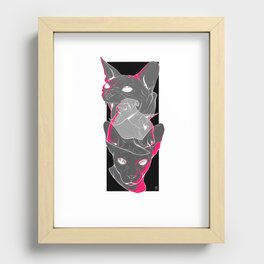 Meow Recessed Framed Print
