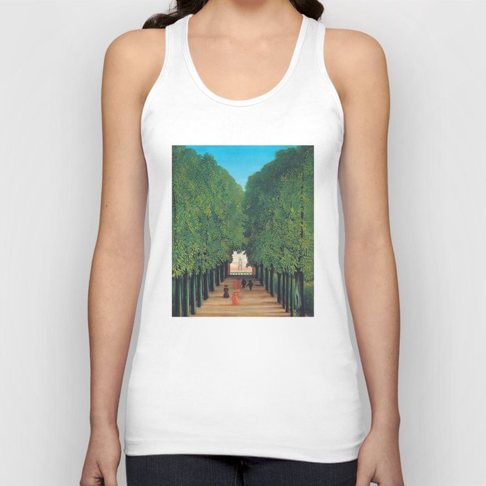 Henri Rousseau - The Avenue in the Park at Saint Cloud  Tank Top