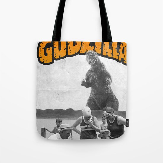 godzilla Tote Bag