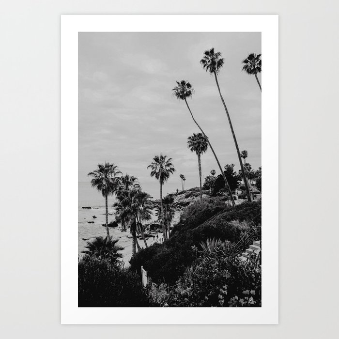Laguna Beach Black&White | Fine Art Travel Photography Art Print