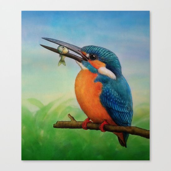 Common Kingfisher Canvas Print