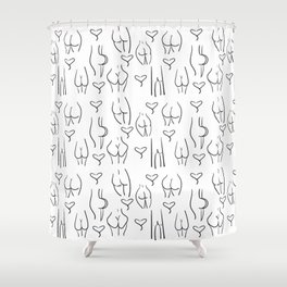They're all good butts, Karl Shower Curtain