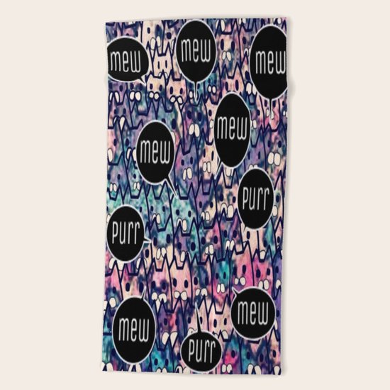 cat-85 Beach Towel
