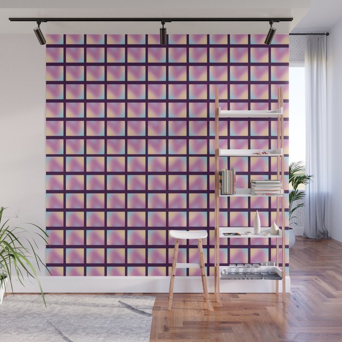 Iridescent Texture Pattern Wall Mural