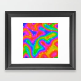 Groovy Rainbow Framed Art Print