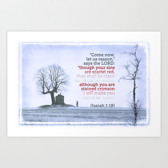 Let Us Reason Art Print