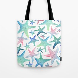 Starfish Pattern Tote Bag