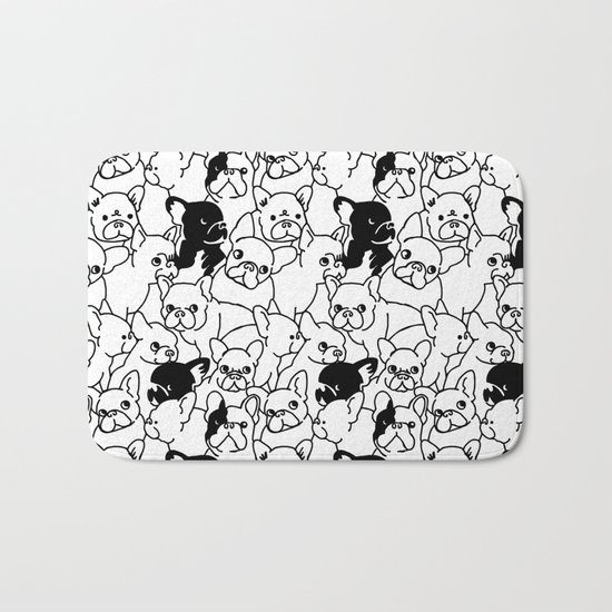 Oh French Bulldog Bath Mat