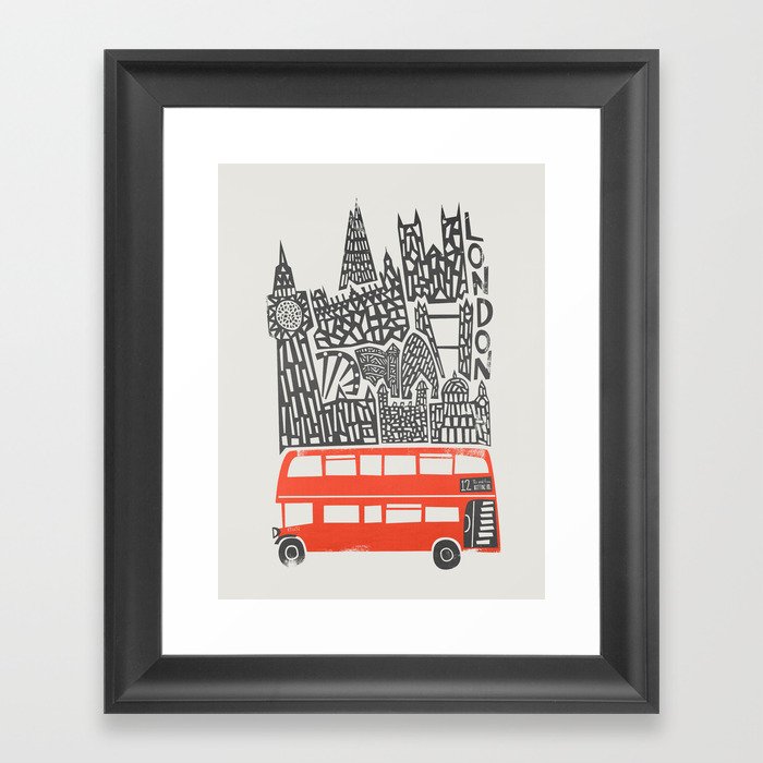 London Cityscape Framed Art Print