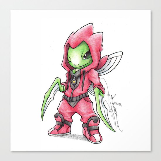 The Deadliest Ninja Warrior Canvas Print
