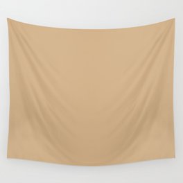 Medium Beige Tan Light Brown Solid Color Pairs PPG Cracker Bitz PPG1087-5 - All One Single Shade Hue Wall Tapestry