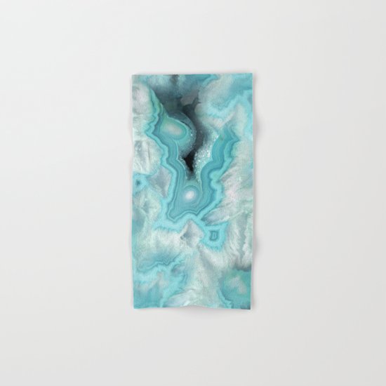 Aqua Sea Stone Hand & Bath Towel