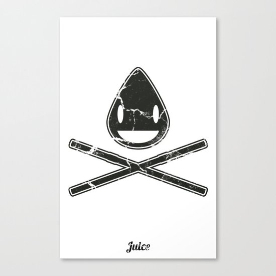 Cross-Staw Distressed Canvas Print