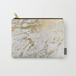 Gold marble Carry-All Pouch