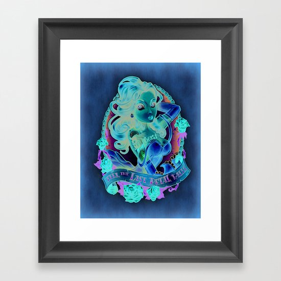 Till The Last Petal Falls Framed Art Print