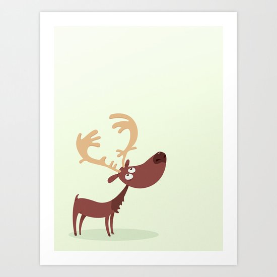 Moose Art Print