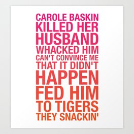 Carole Art Prints For Any Decor Style Society6