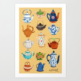 TEA TIME Art Print