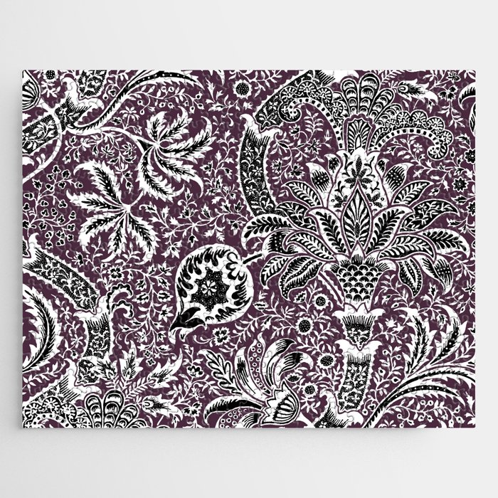 William Morris "India" 6. dark purple Jigsaw Puzzle