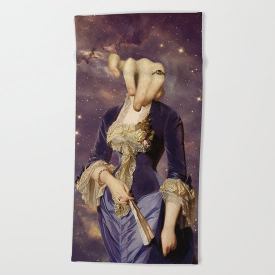 I'D RATHER SEE THAN BE ONE Beach Towel