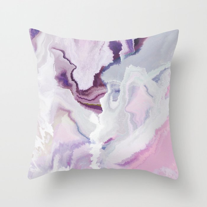 crystal interior Throw Pillow