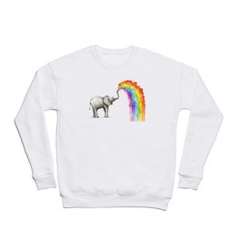 Rainbow Baby Elephant Crewneck Sweatshirt