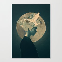 Moonlight Lady Canvas Print
