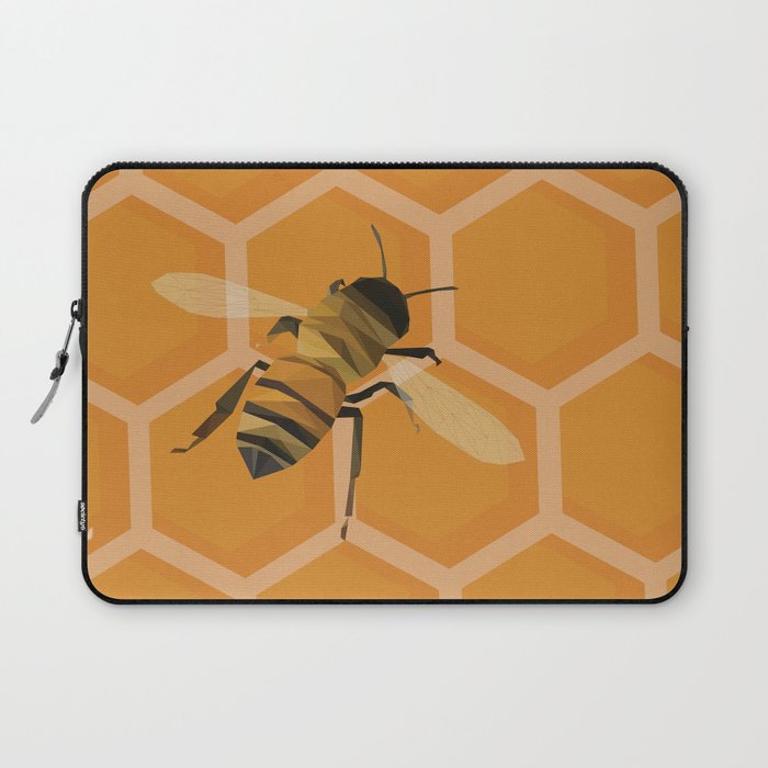Honey Bee Comb Laptop Sleeve