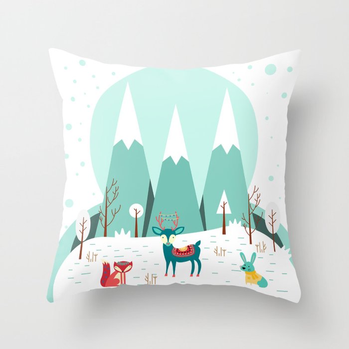 frozen throw pillow
