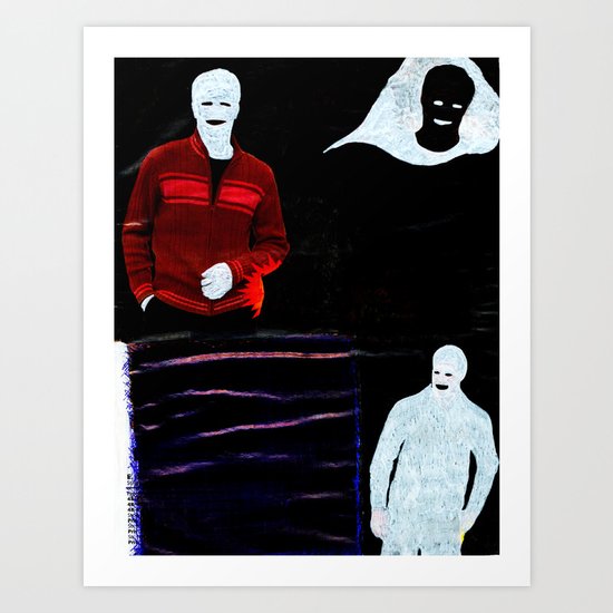 Communication misleading Art Print