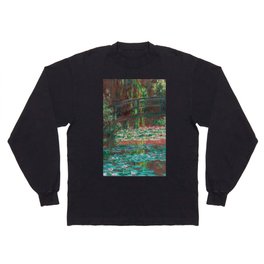 Waterloo Bridge, Waterlily, Monet, Prints Long Sleeve T-shirt