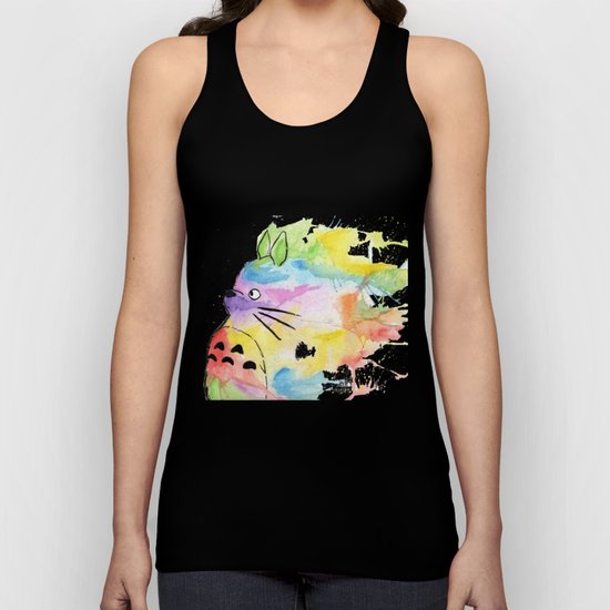 My Rainbow Totoro Unisex Tank Top